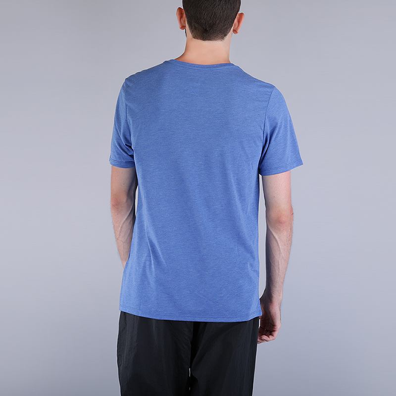 мужская синяя футболка Nike Dry Basketball T-Shirt 899433-456 - цена, описание, фото 4